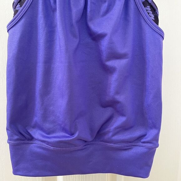 Ivivva by Lululemon Purple Double Dutch Tank Top Athletic Girls Size 4 - Picture 3 of 9